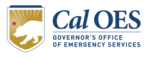 Cal OES logo featuring a bear and a star, representing California's commitment to emergency services and preparedness.